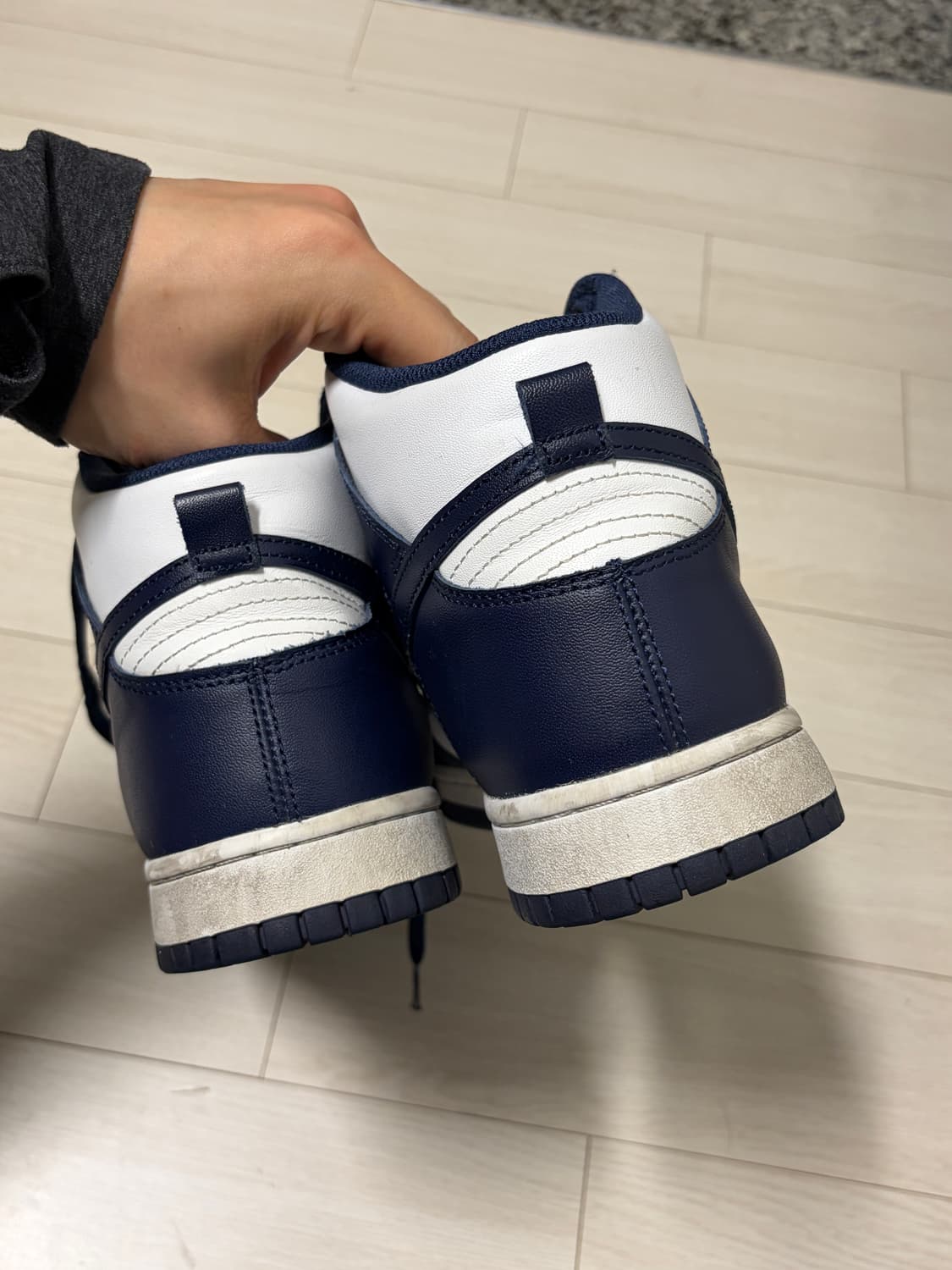 나이키 덩크 하이 레트로 챔피언쉽 네이비 상품이미지2