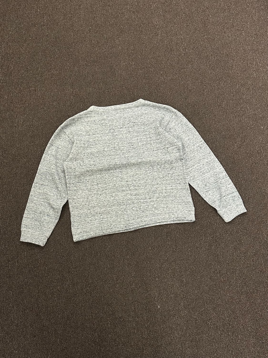 S)아페쎄 빈티지 그레이 크롭 스웻셔츠 상품이미지5