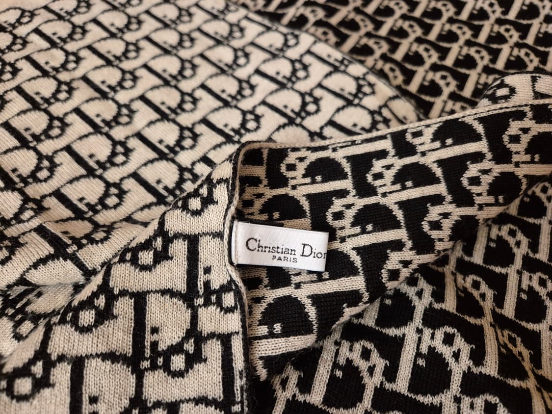 크리스찬 디올 오블리크 울 머플러 상품이미지3