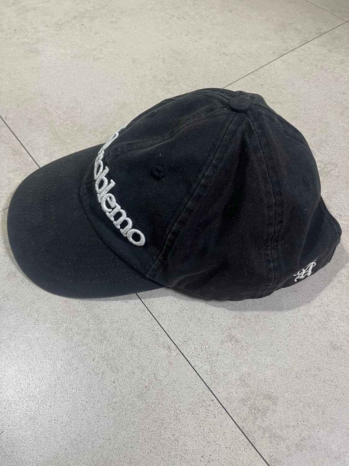 Aries NoProblem 검정색 볼캡 모자 상품이미지3