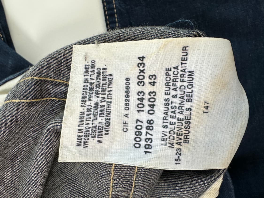 리바이스 LEVI'S 907 타입원 Bootcut 데님 팬츠 30  상품이미지6