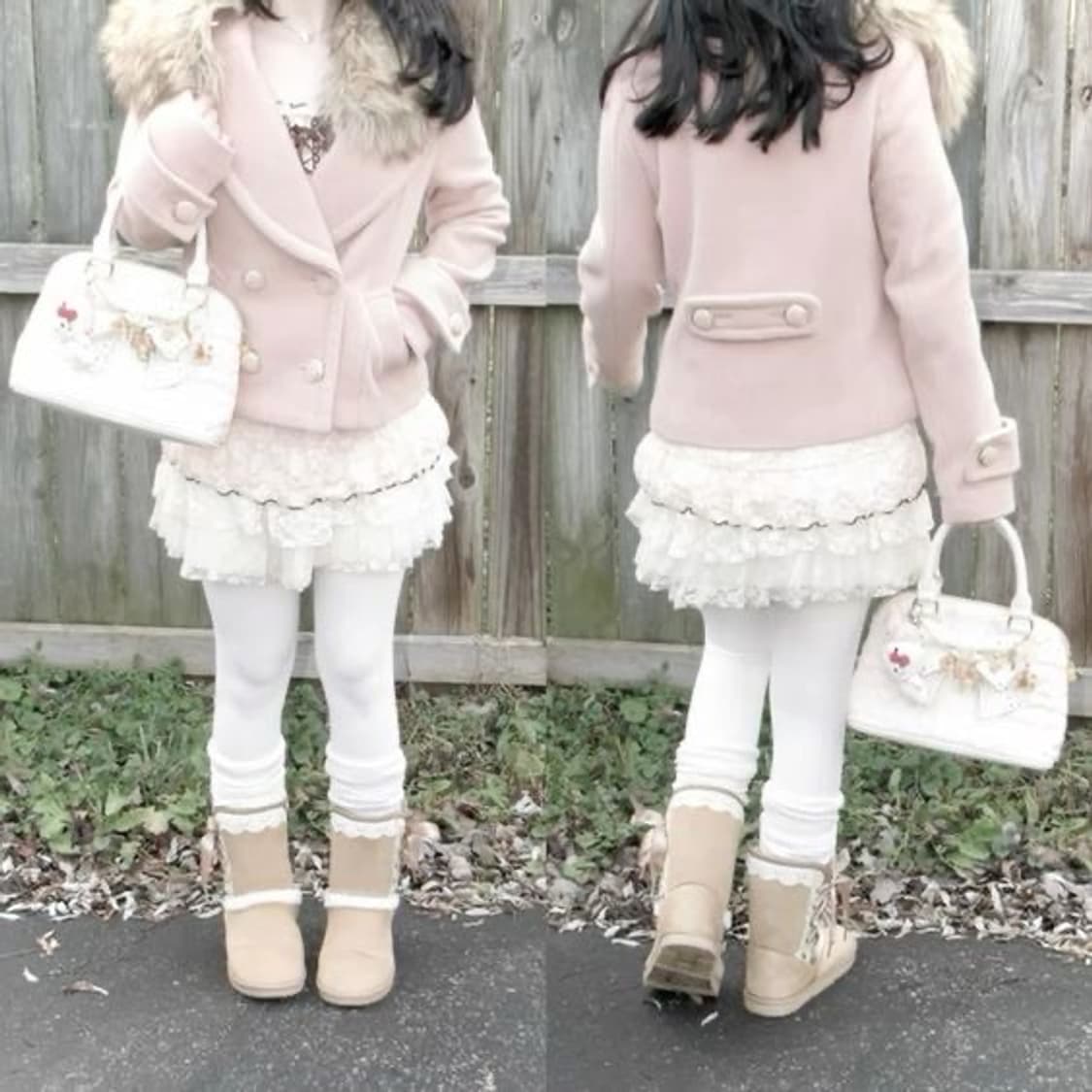 히메갸루 라떼갸루 코트 랜박 랜덤박스 리즈리사 양지뢰 빈티지 상품이미지5