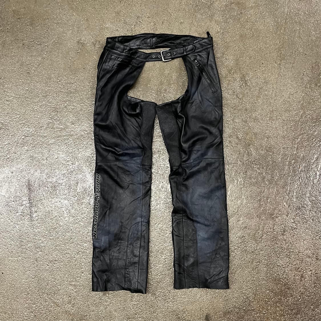 할리데이비슨 가죽 챕스 (XL) 상품이미지3