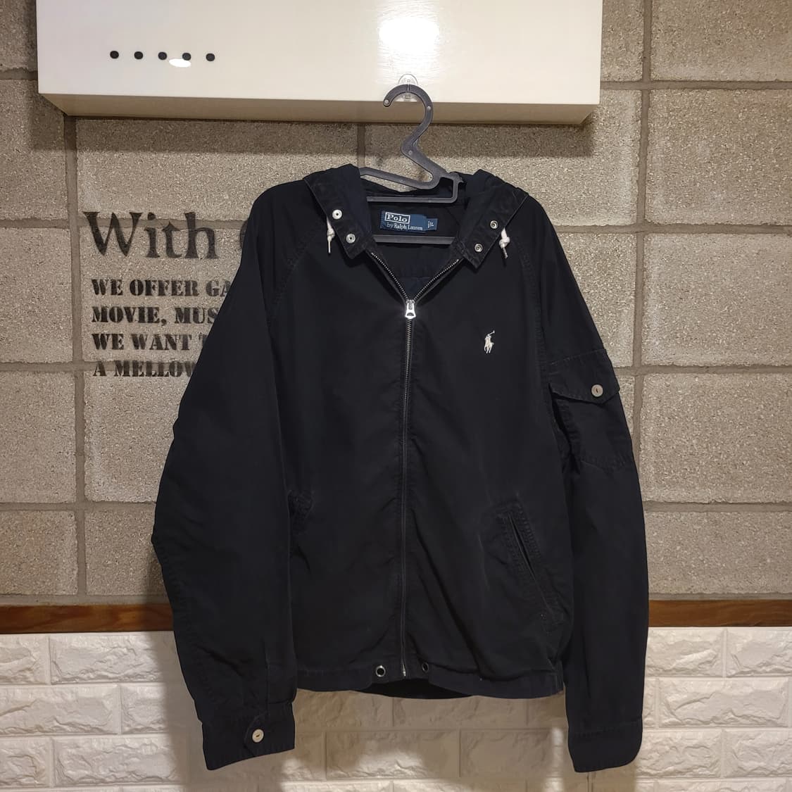 폴로 랄프로렌 코튼 후드 자켓 L 상품이미지1