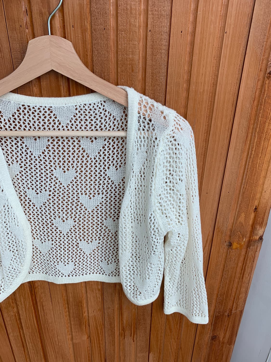 Heart Mesh Long Sleeve Cardigan 상품이미지10