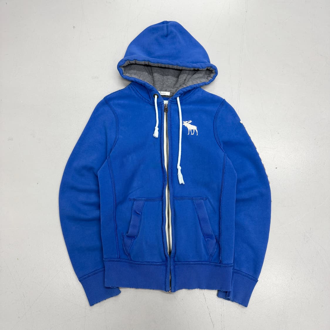 아베크롬비 Y2K 순록 로고 후드집업 상품이미지2