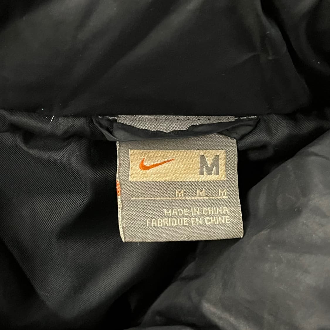 [정품/M] 나이키 맨유 AIG 패딩 점퍼 블랙 b18 상품이미지5