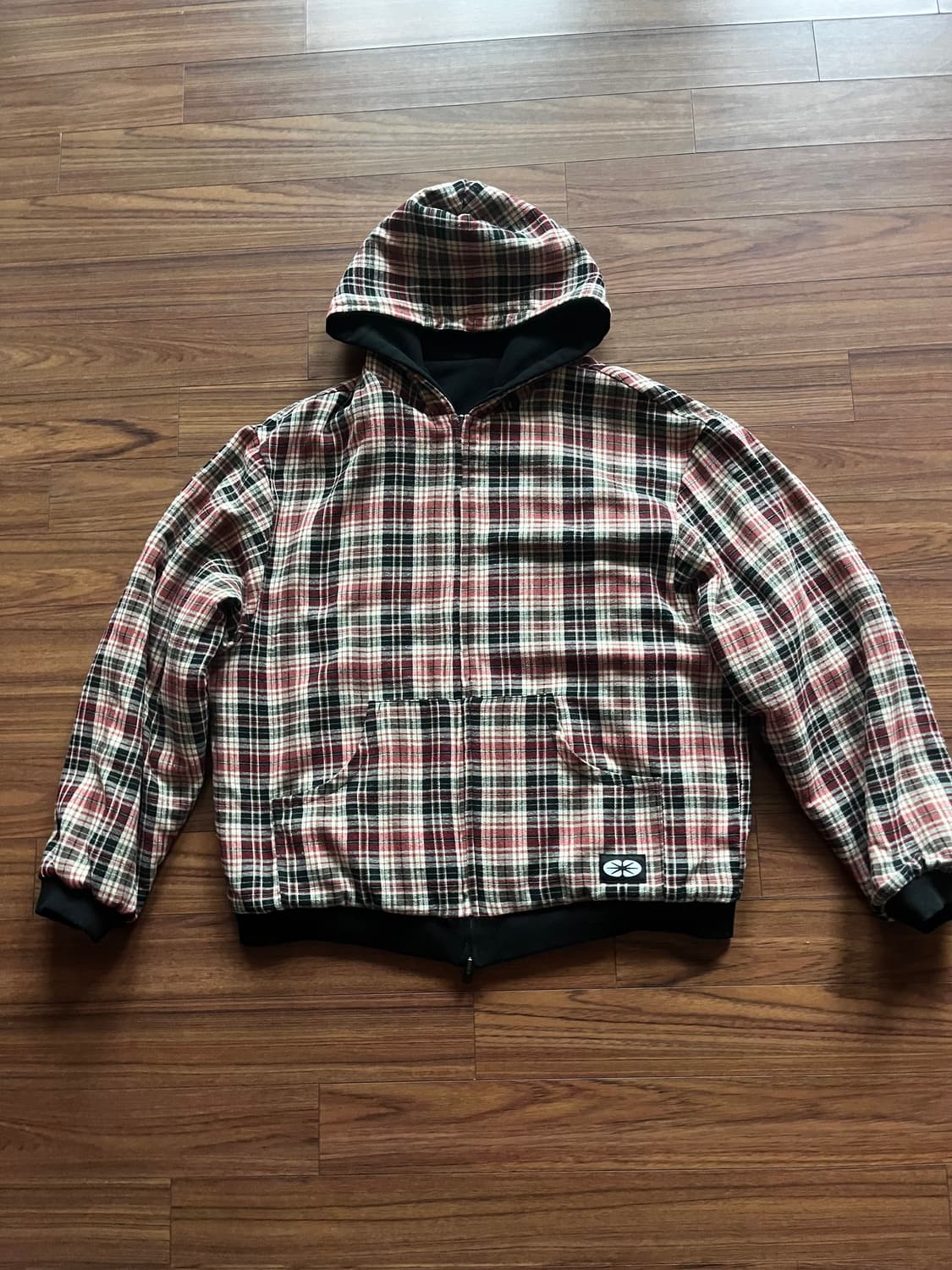 ERTR 이알티알 리버시블 후드집업 레드 L 상품이미지2