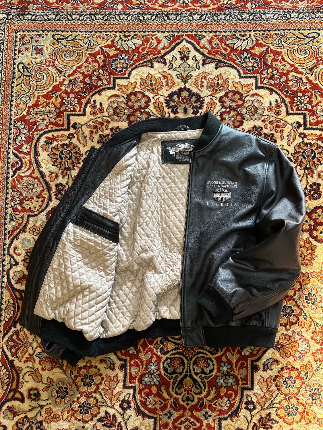 90s Harley-Davidson Leather jacket - XXL 상품이미지8