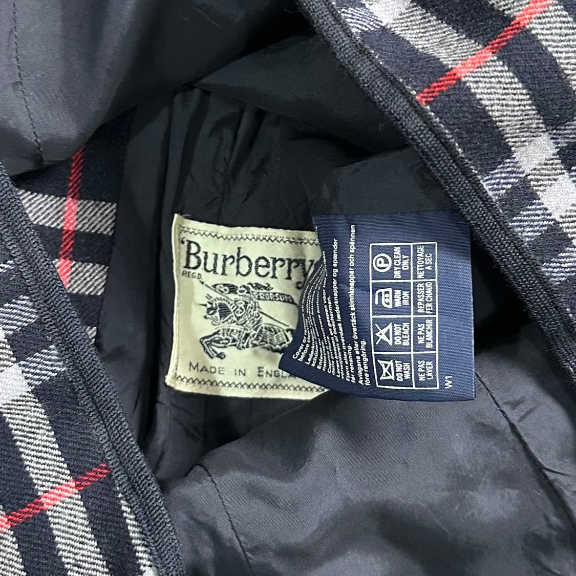 버버리 노바체크 울 은장 자켓    상품이미지8
