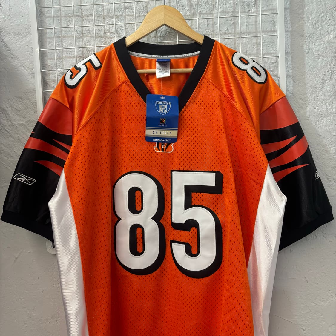 NFL X 리복 신시내티 뱅골스 오렌지 럭비져지 XL 상품이미지3