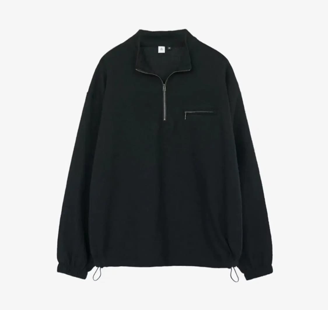 3) 폴리테루 보일드 울 하프 집업 상품이미지1