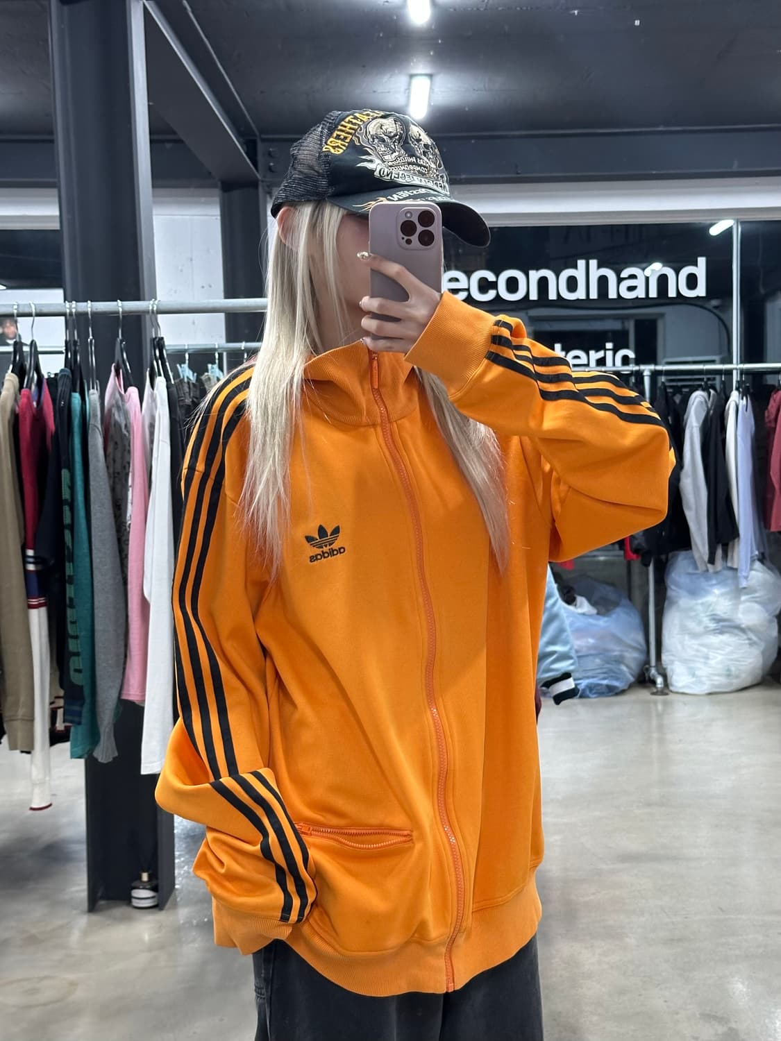 아디다스 파이어버드 오렌지 트랙탑 져지 상품이미지1