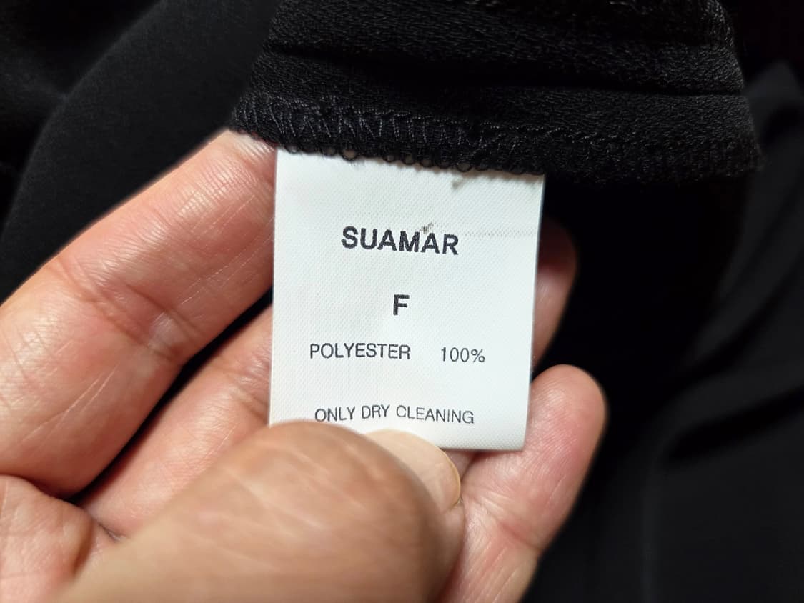 수아마르(SUAMAR) 로우 슬릿 원피스 55-66 새상품 상품이미지10