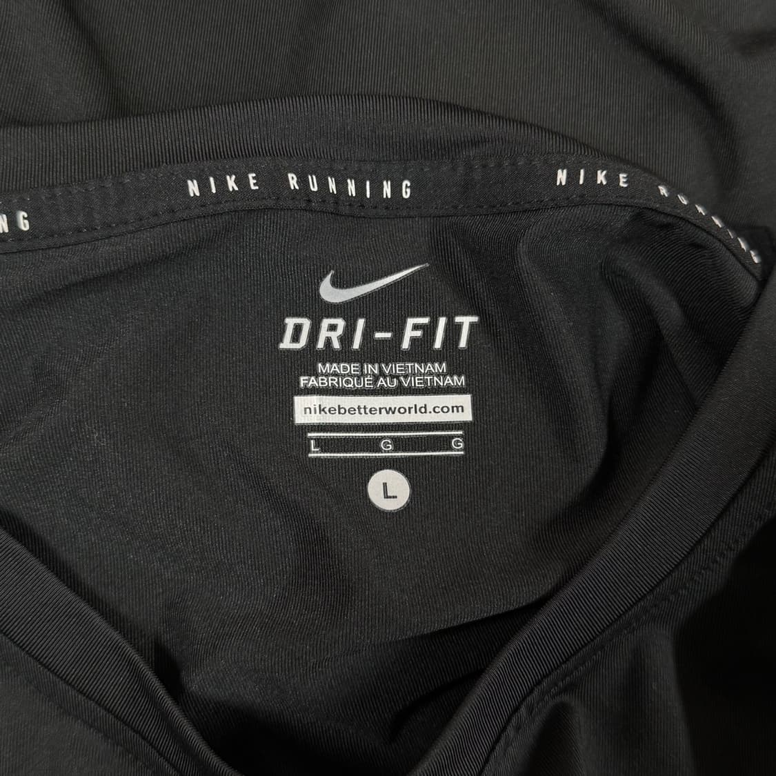 [미사용/L] 나이키 드라이핏 블랙 긴팔 티셔츠 상품이미지6
