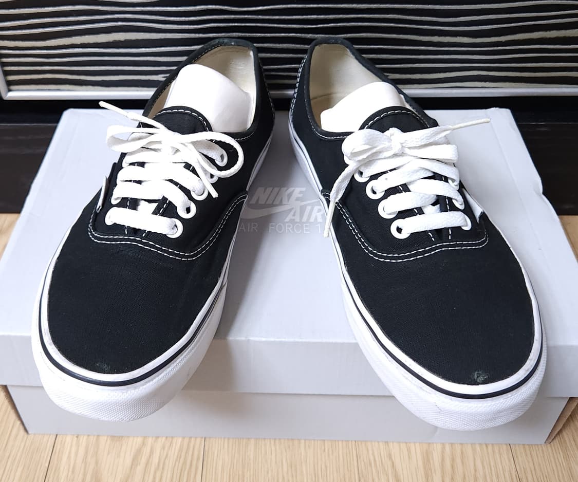 VANS 반스 어센틱 블랙 스니커즈 250 상품이미지2