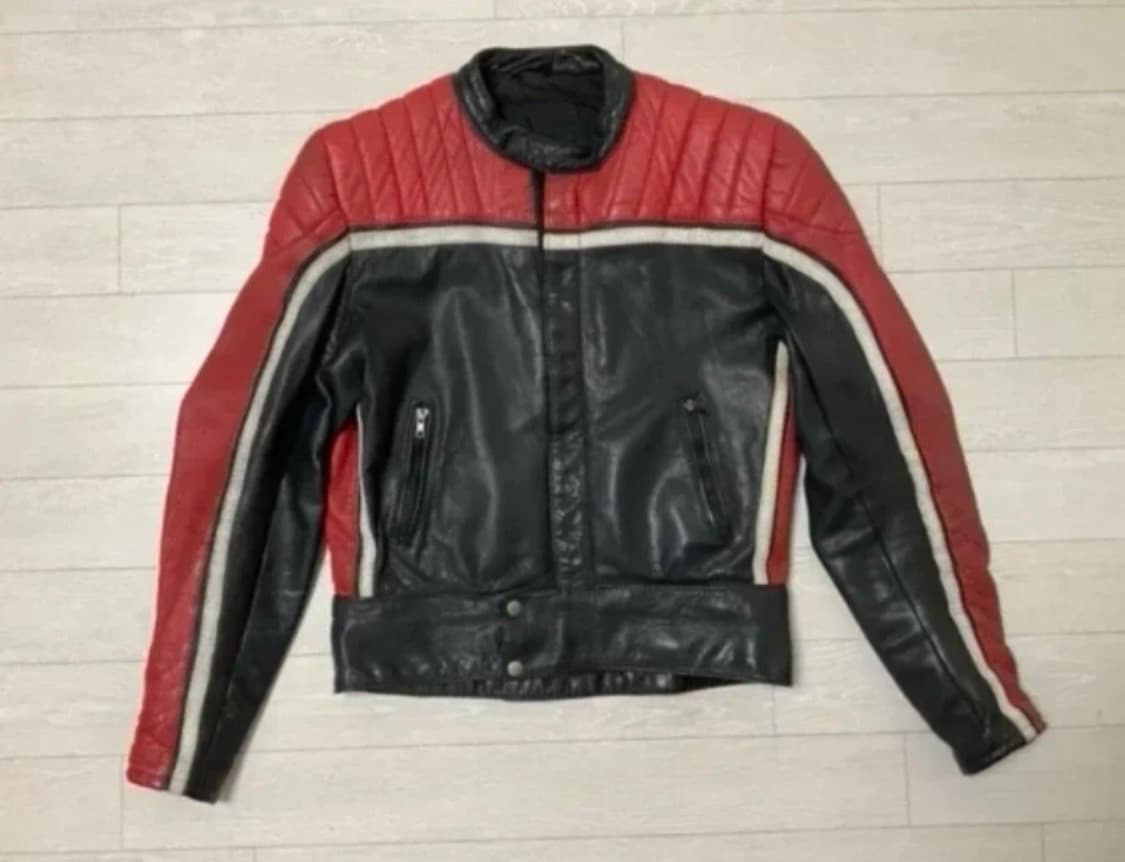 80s 카페레이서 레더 자켓_독일 생산 상품이미지1