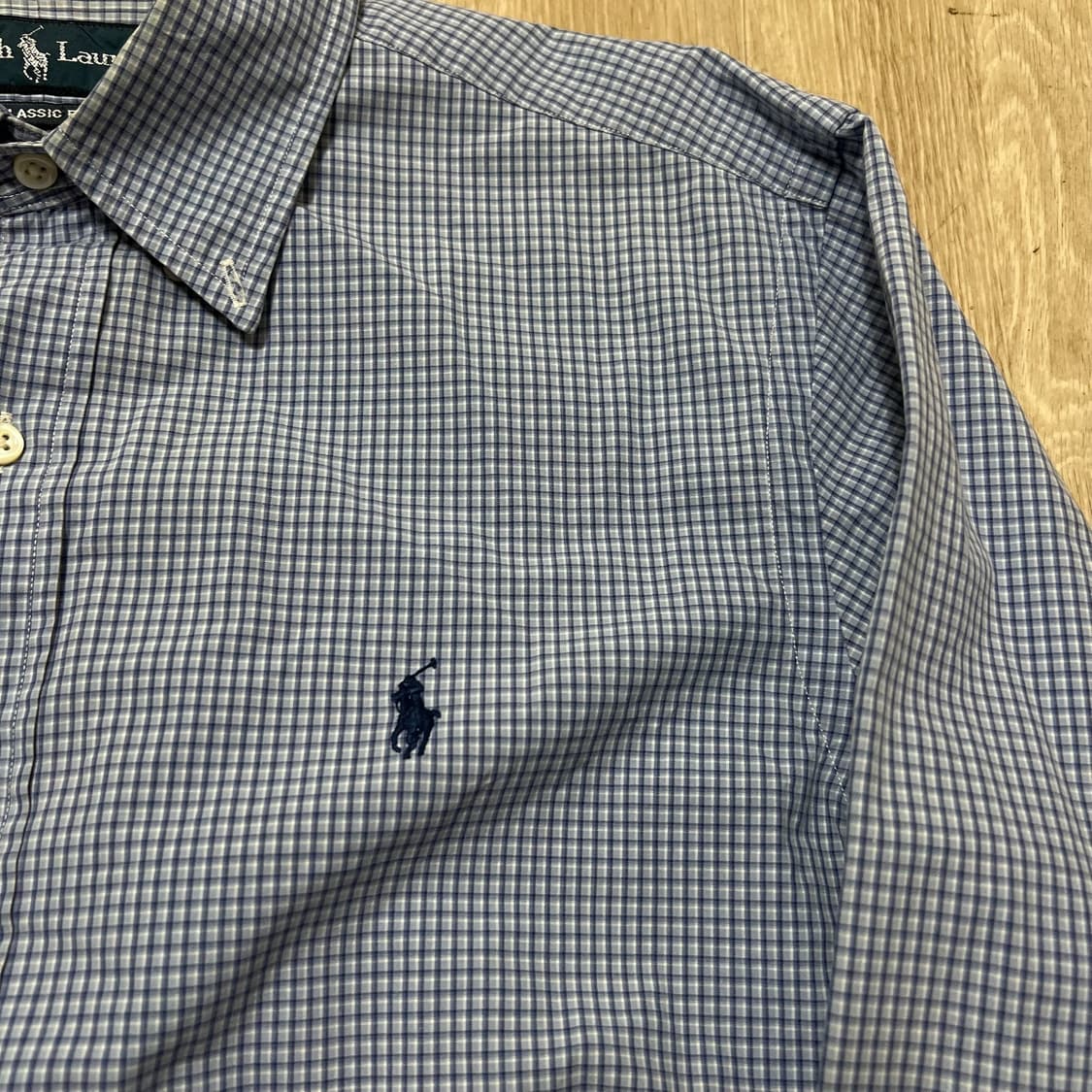 폴로 랄프로렌 버튼다운 체크셔츠 M/95  상품이미지3