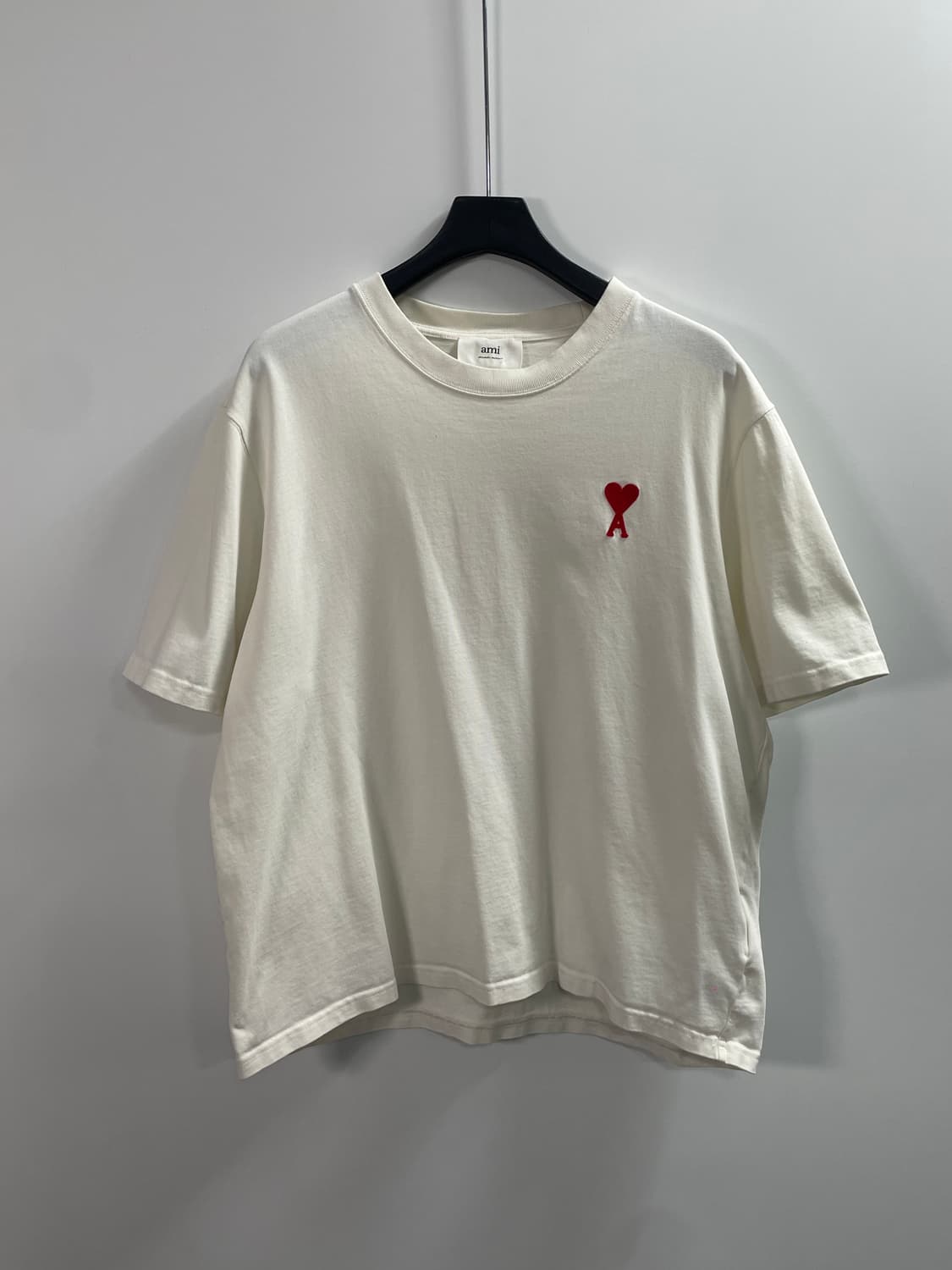 아미 하트로고 라운드 반팔티 (on.663)   상품이미지1