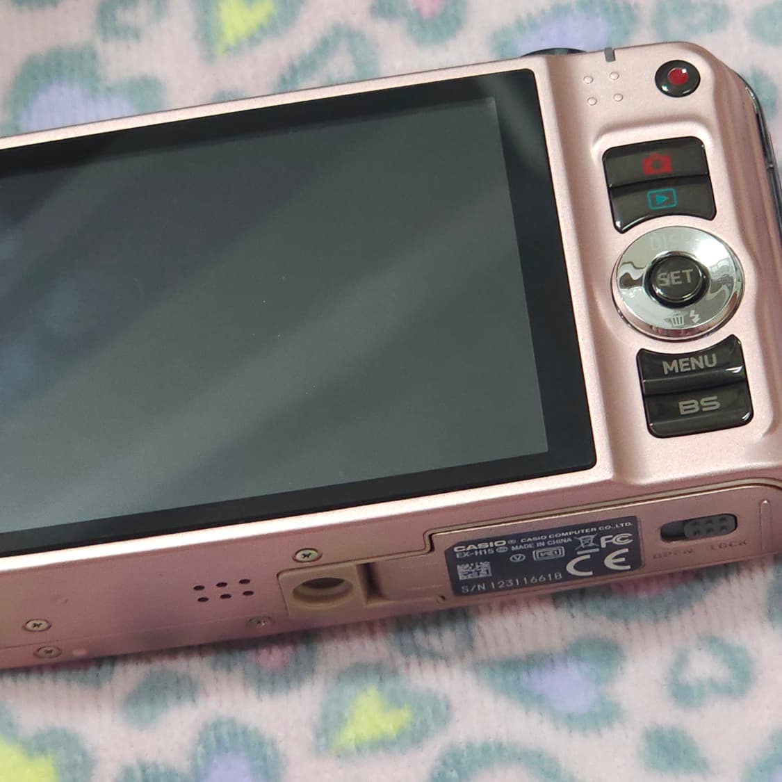 작례O)카시오 엑슬림 EX-H15 딸기우유 핑크 츄 디카 상품이미지2