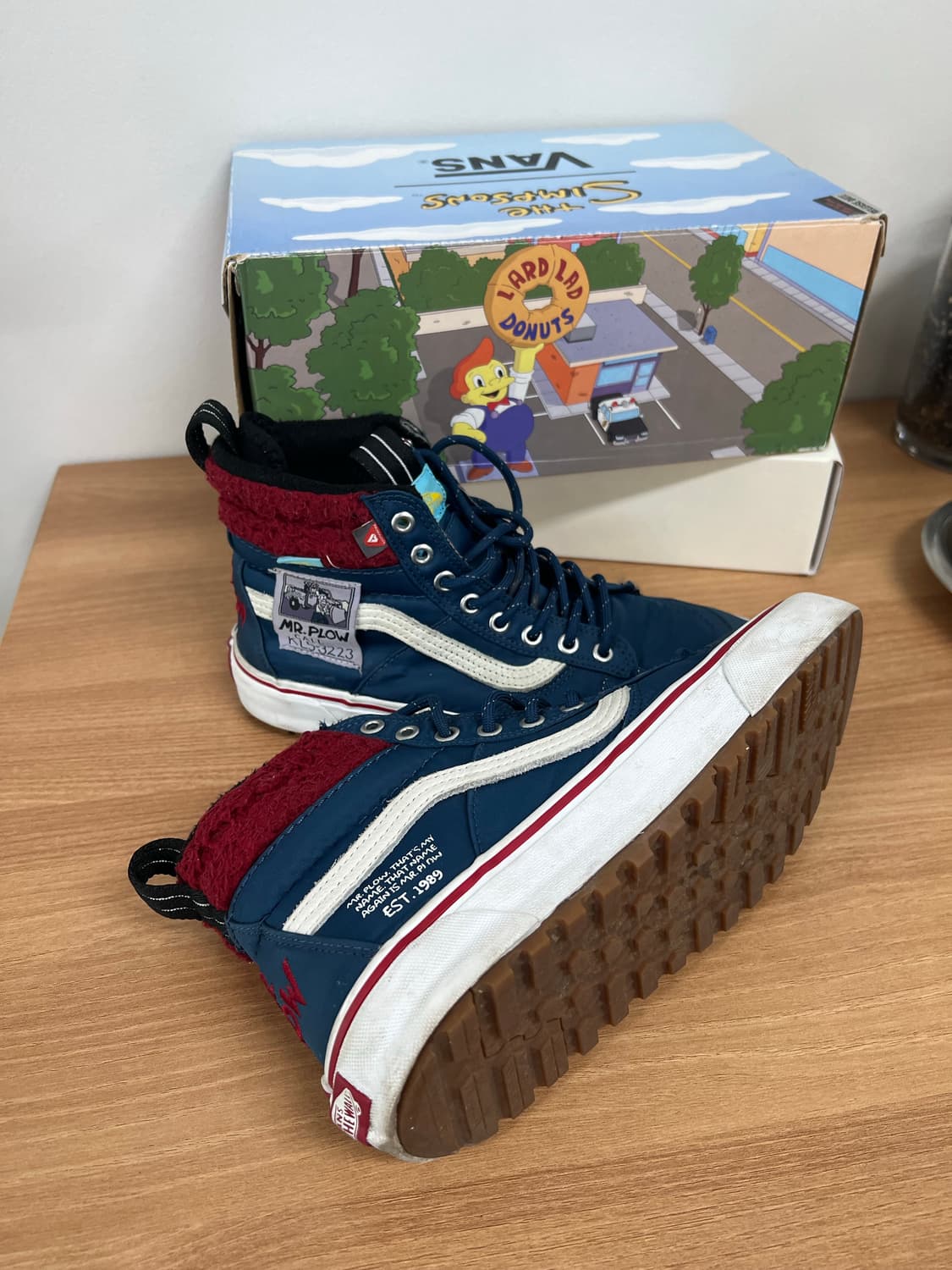 반스 더심슨 스케이트하이 MTE 미스터플로우 255 Mr. Plow 심슨 상품이미지2