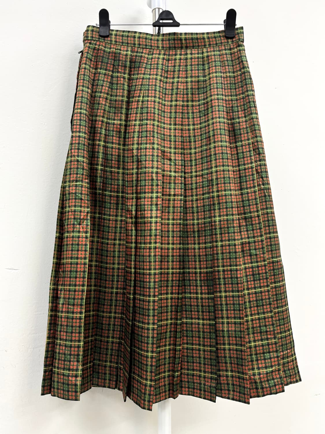 빈티지 체크 플리츠 스커트 상품이미지6