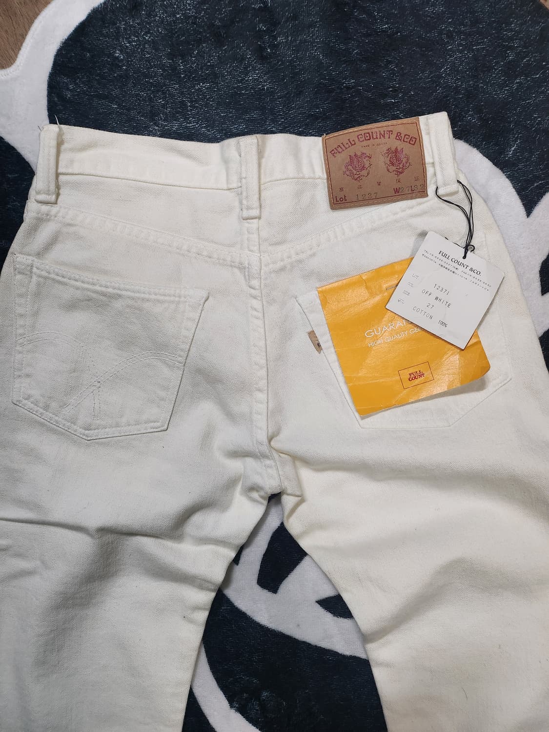 FullCount Lot1237 off white 데님진 상품이미지2