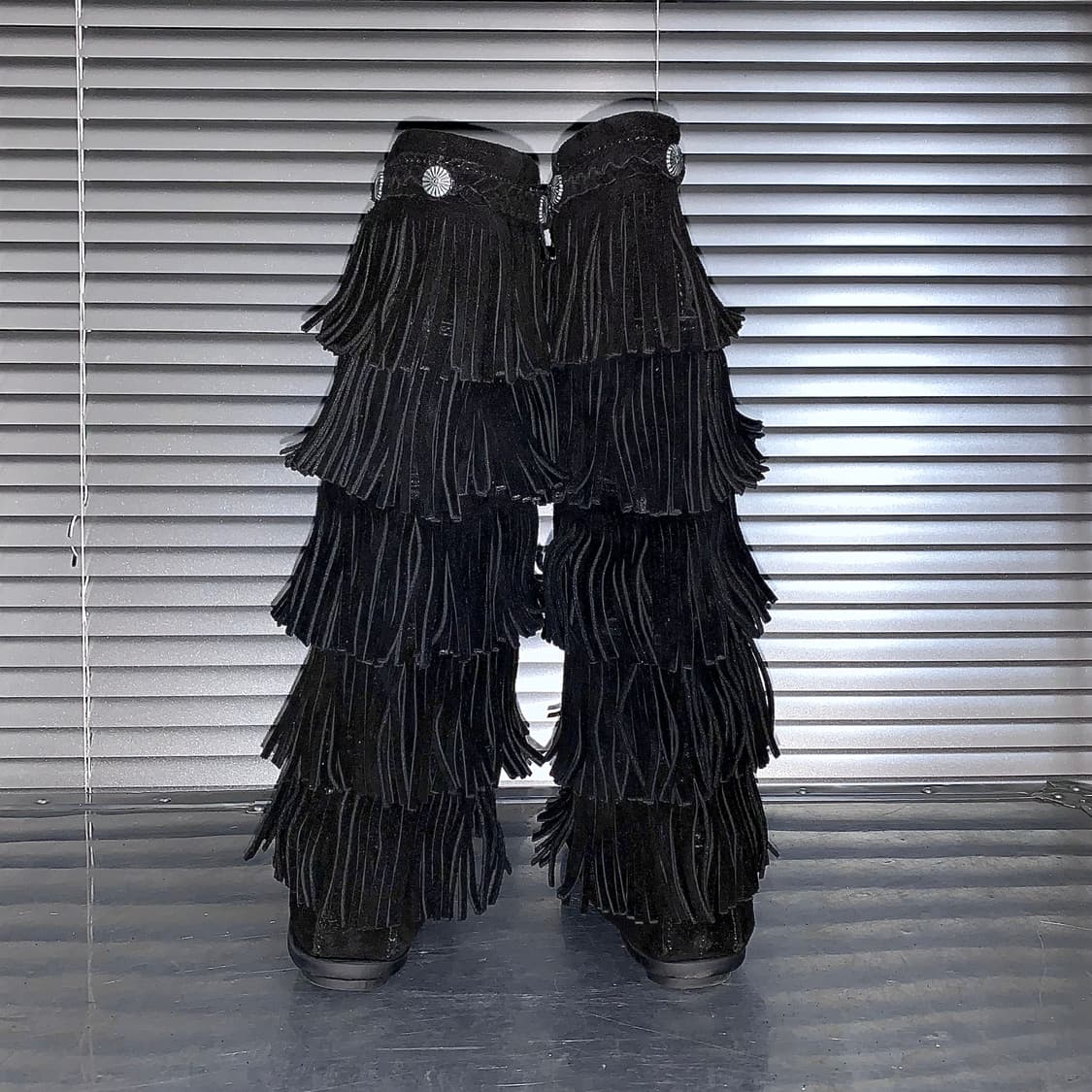 00s 리얼 스웨이드 미네통카 5단 프린지 부츠 상품이미지4