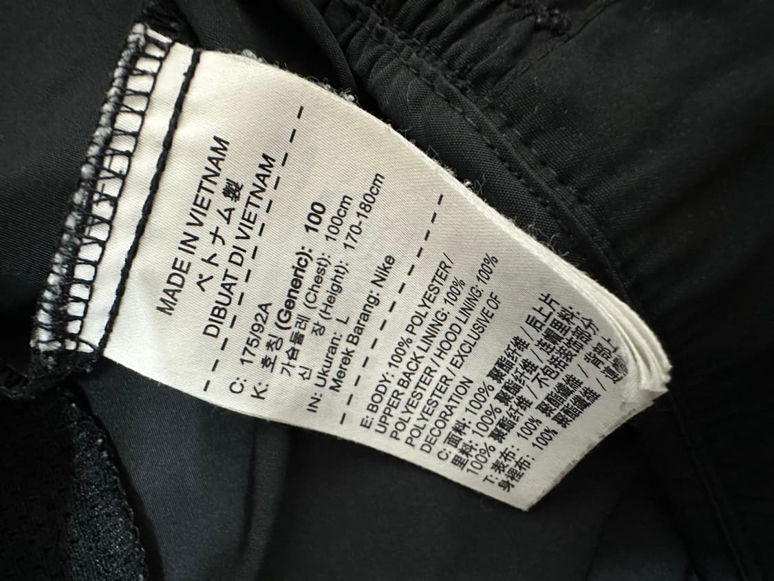나이키 블랙 아노락 바람막이 상품이미지6