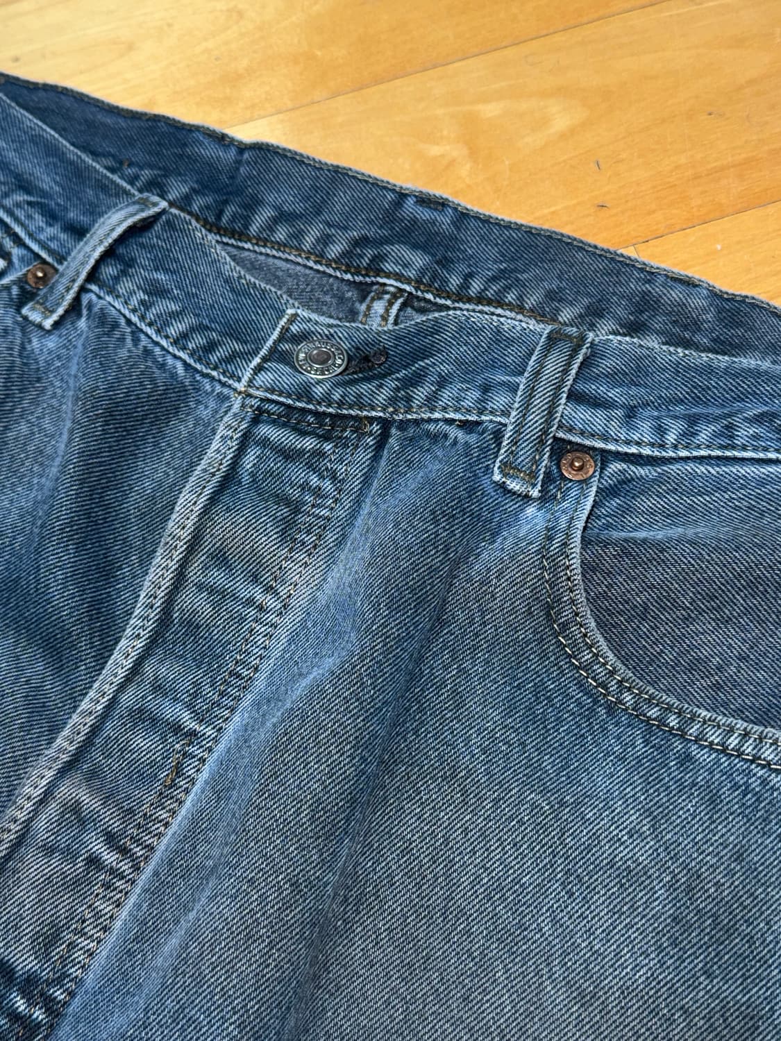 리바이스 501 블랙진 흑청 34x34 상품이미지3