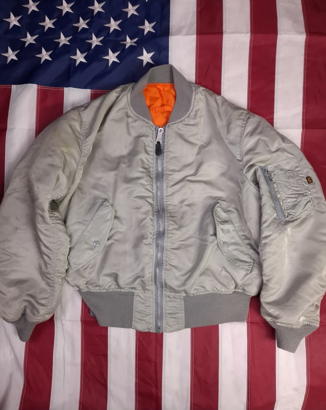 오리지날 미국제조 알파사 미공군 민수용 MA-1 항공자켓 상품이미지1