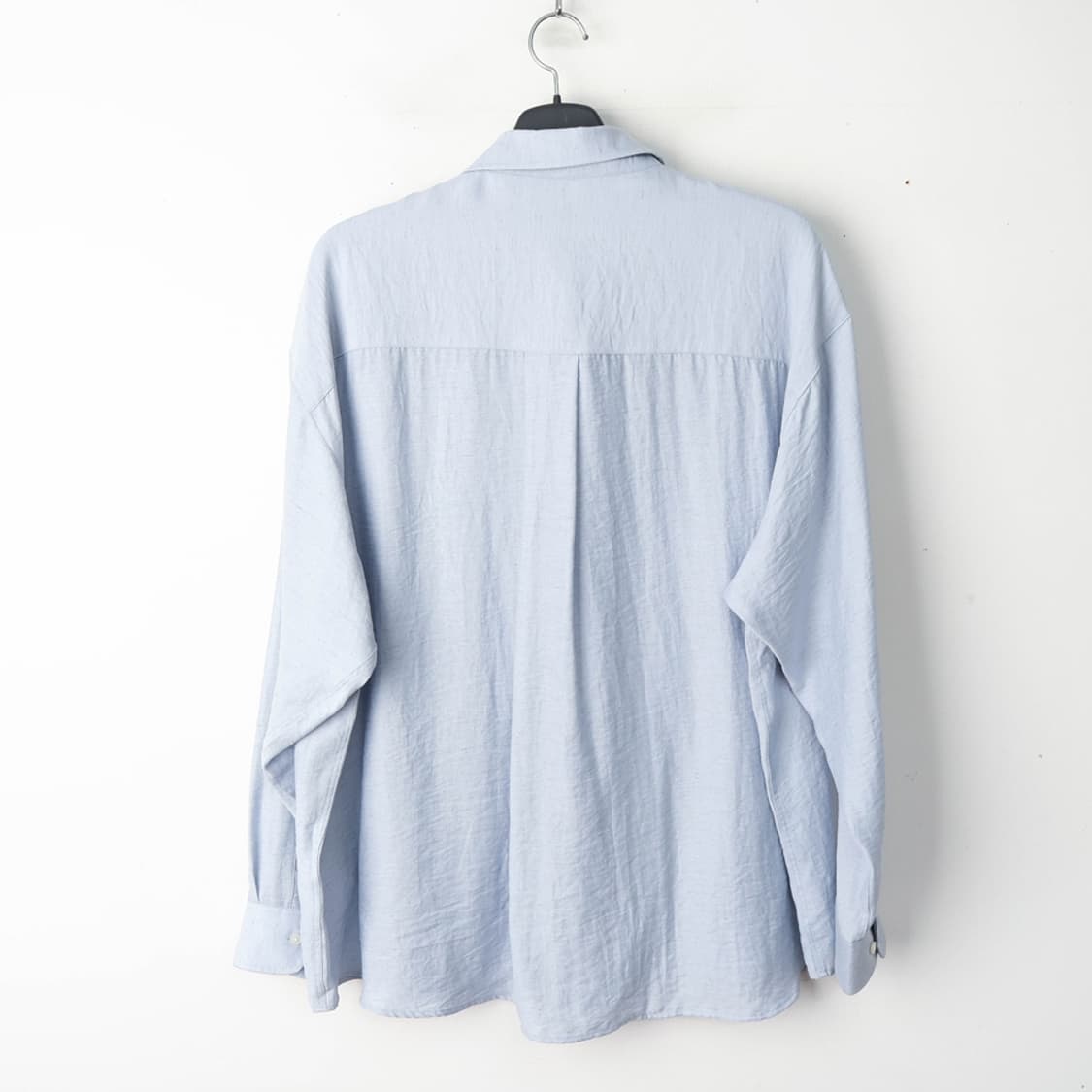 100/커스텀어클락 린넨 오버핏 롱 슬리브 셔츠 상품이미지2