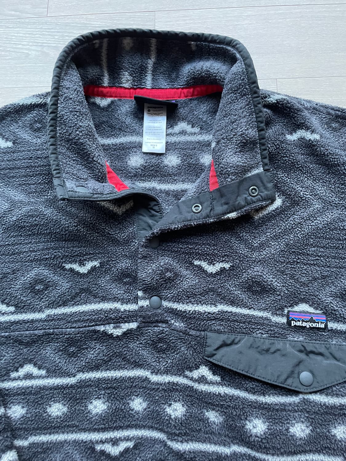 파타고니아 신칠라 아즈텍 그레이 블랙 patagonia 상품이미지4
