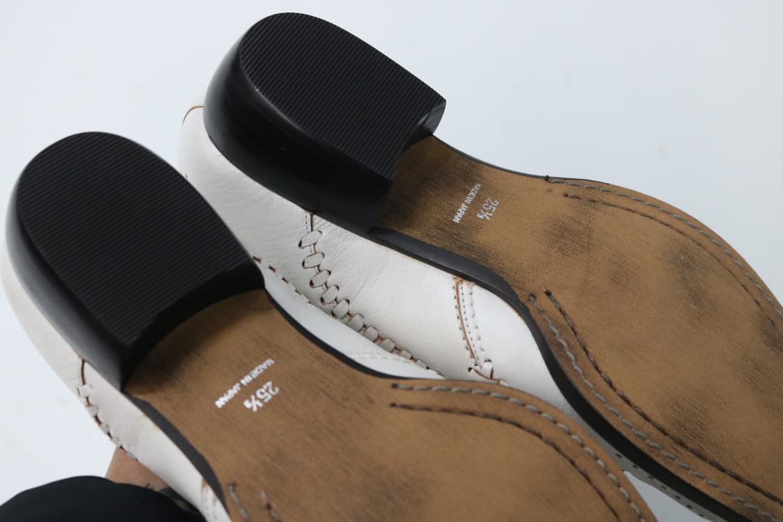 새상품) 훕데두 빈티지 화이트 레더 윙팁 옥스퍼드 슈즈 상품이미지8