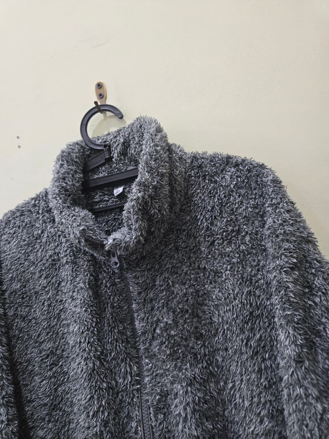 유니클로 그레이 플리스 집업 자켓 XXL 상품이미지2