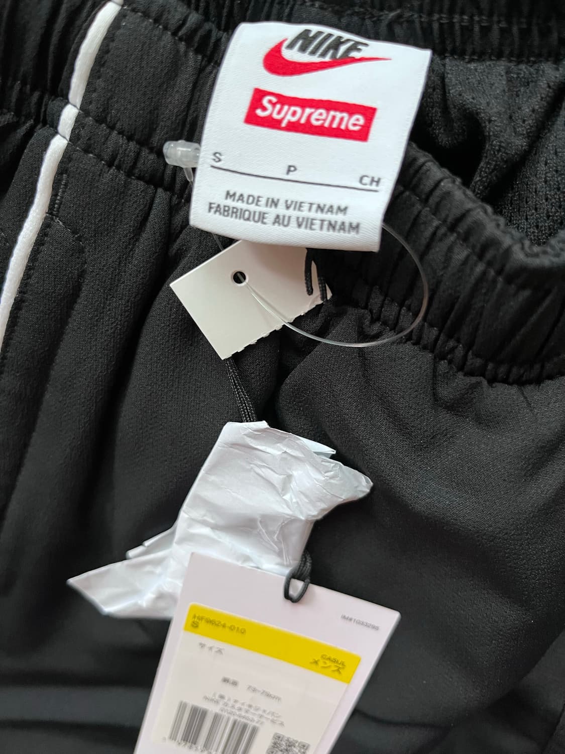 Supreme x Nike Track Pant Black Ssize 상품이미지9