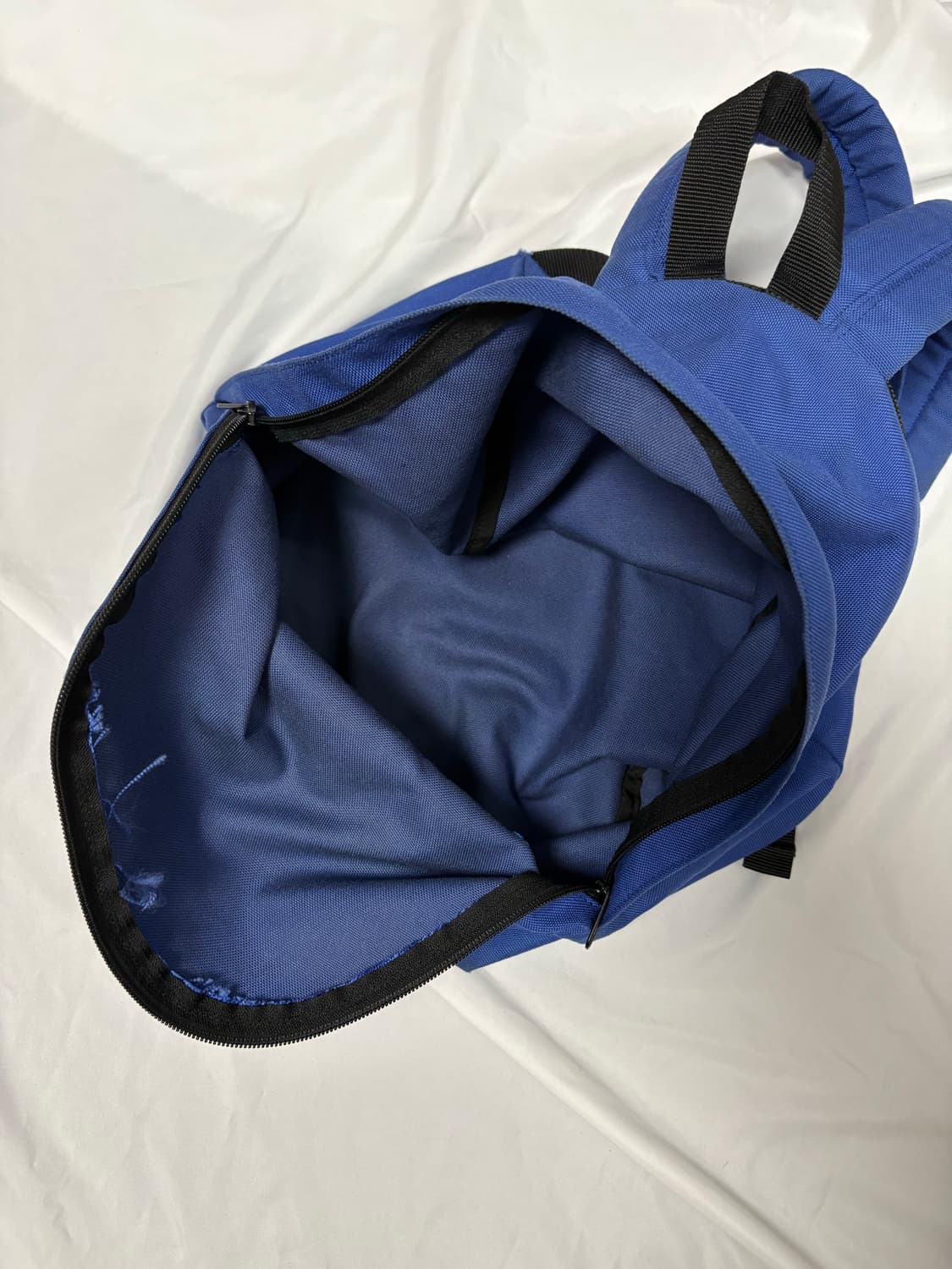 꼼데가르송 옴므 플러스 코튼 나일론 백팩 블루 상품이미지7