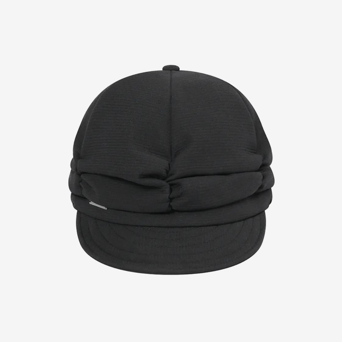 (새상품) 미세키서울 Pleats shirring cap 블랙 모자 상품이미지1