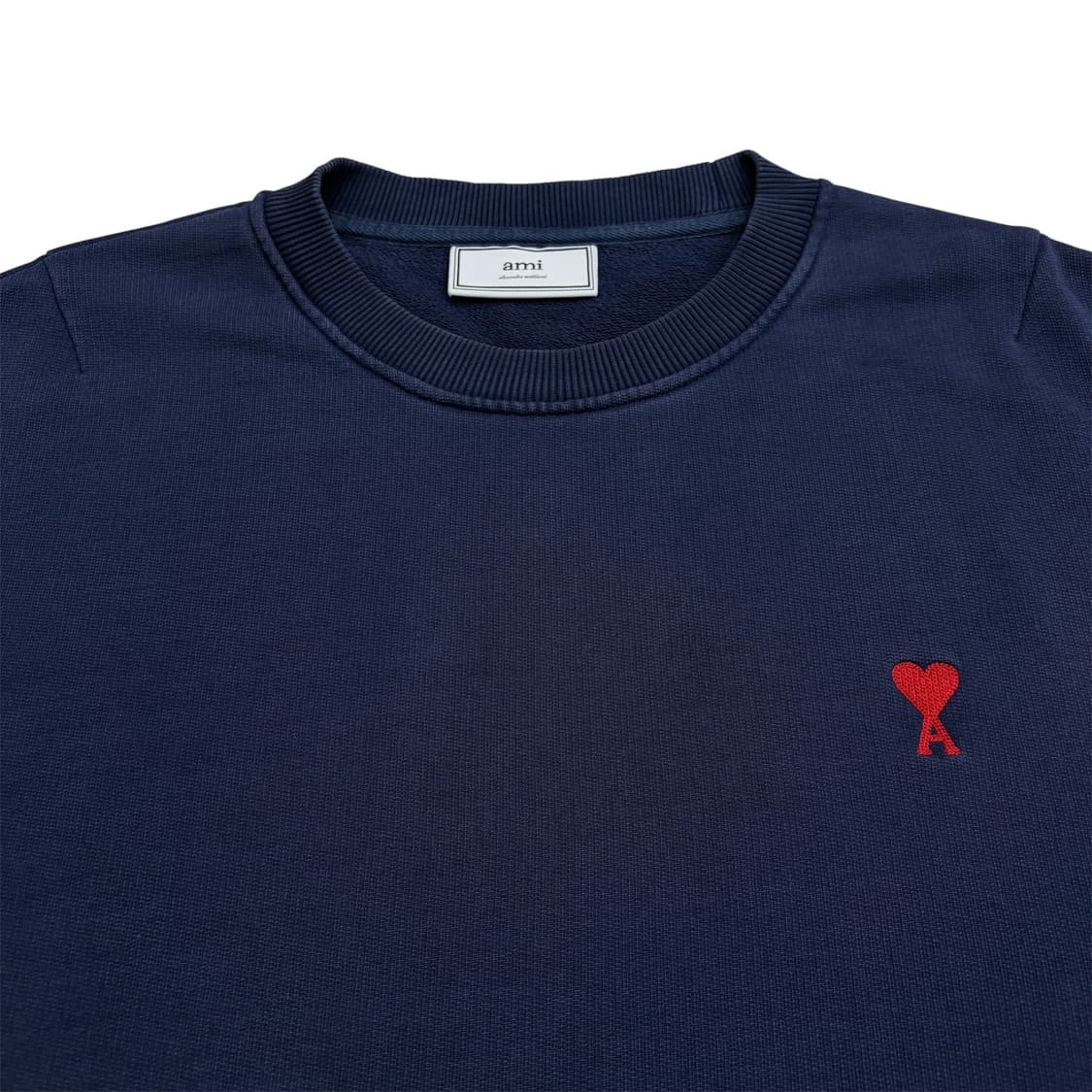 AMI 아미 네이비 맨투맨 티셔츠 (XL) 상품이미지3