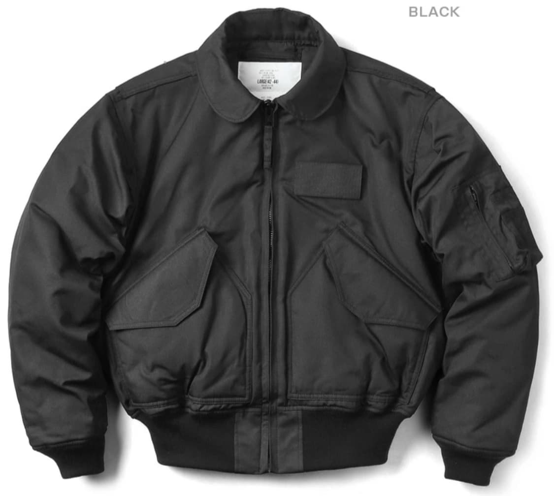 휴스턴 CWU-45/P NOMEX 플라이트 항공점퍼 블랙 L 5CW45P 상품이미지1