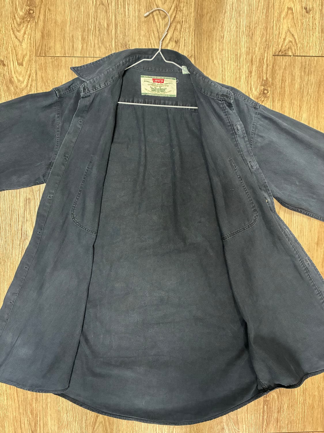 리바이스 투포켓 오버핏 빈티지 셔츠 다크네이비 L 상품이미지5