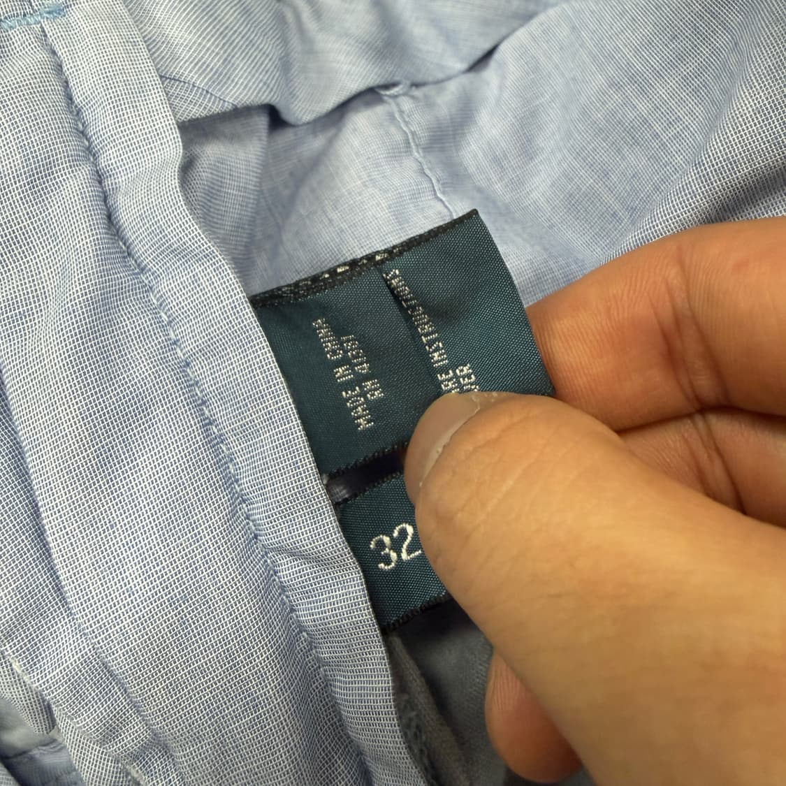 (32)폴로 랄프로렌 코듀로이 도그자수 반바지(스카이블루) 상품이미지4