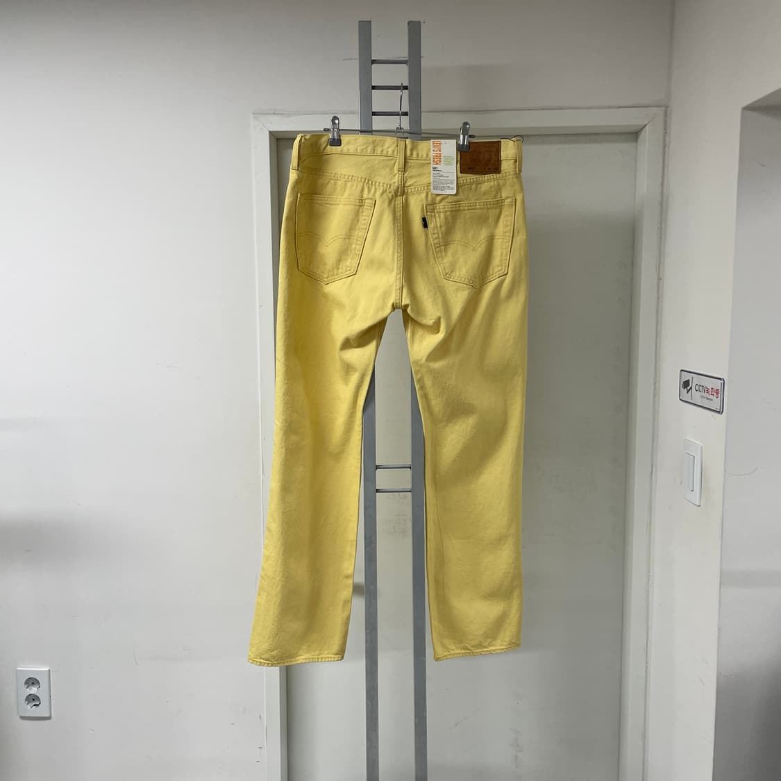 리바이스 501 옐로 데님 팬츠 W36 L32 상품이미지1