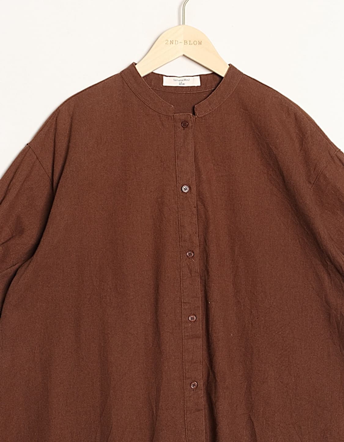 Samansa Mos2 blue Loose-Fit One-Piece 상품이미지3