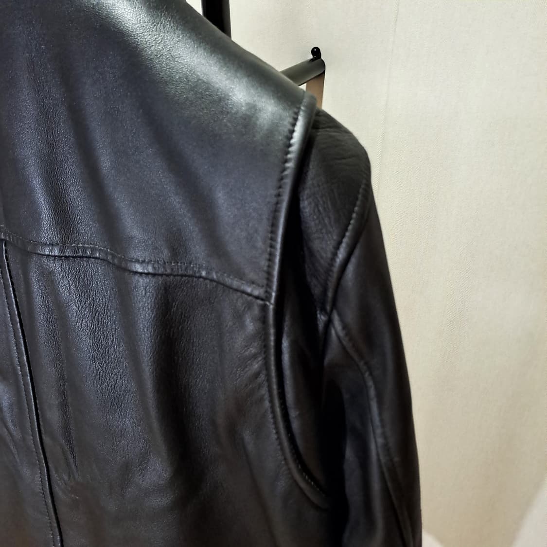 (택포) 에이징ccc 양가죽 싱글자켓 L B697 상품이미지6