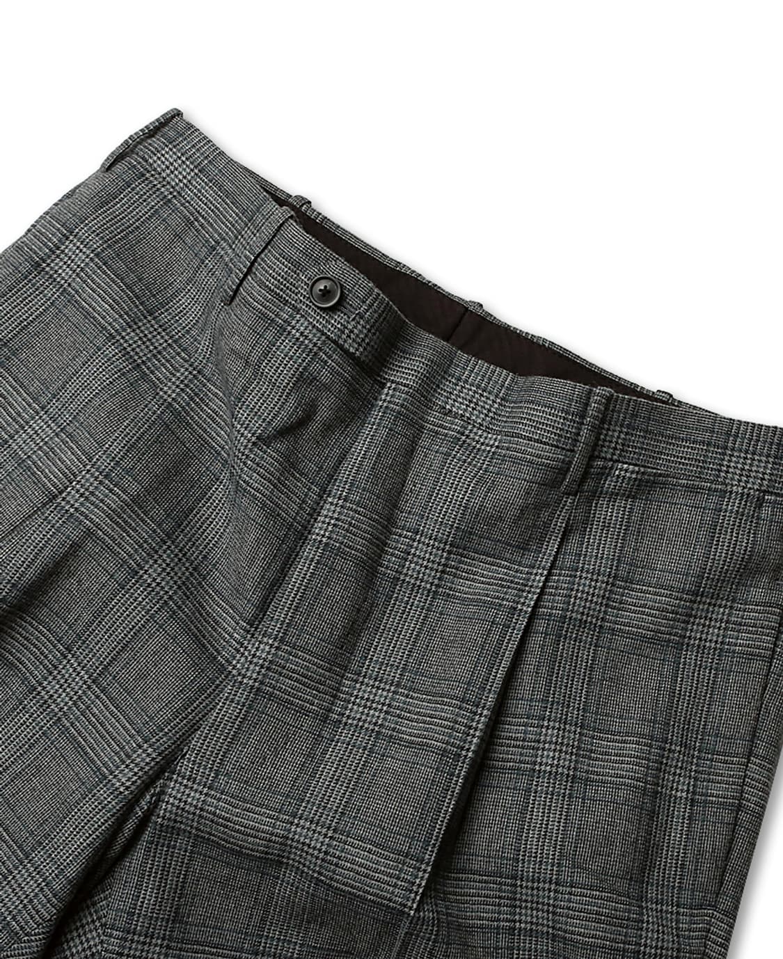 카모시타 [Camoshita] 글렌 체크 피크트 라펠 클래식 수트 상품이미지9