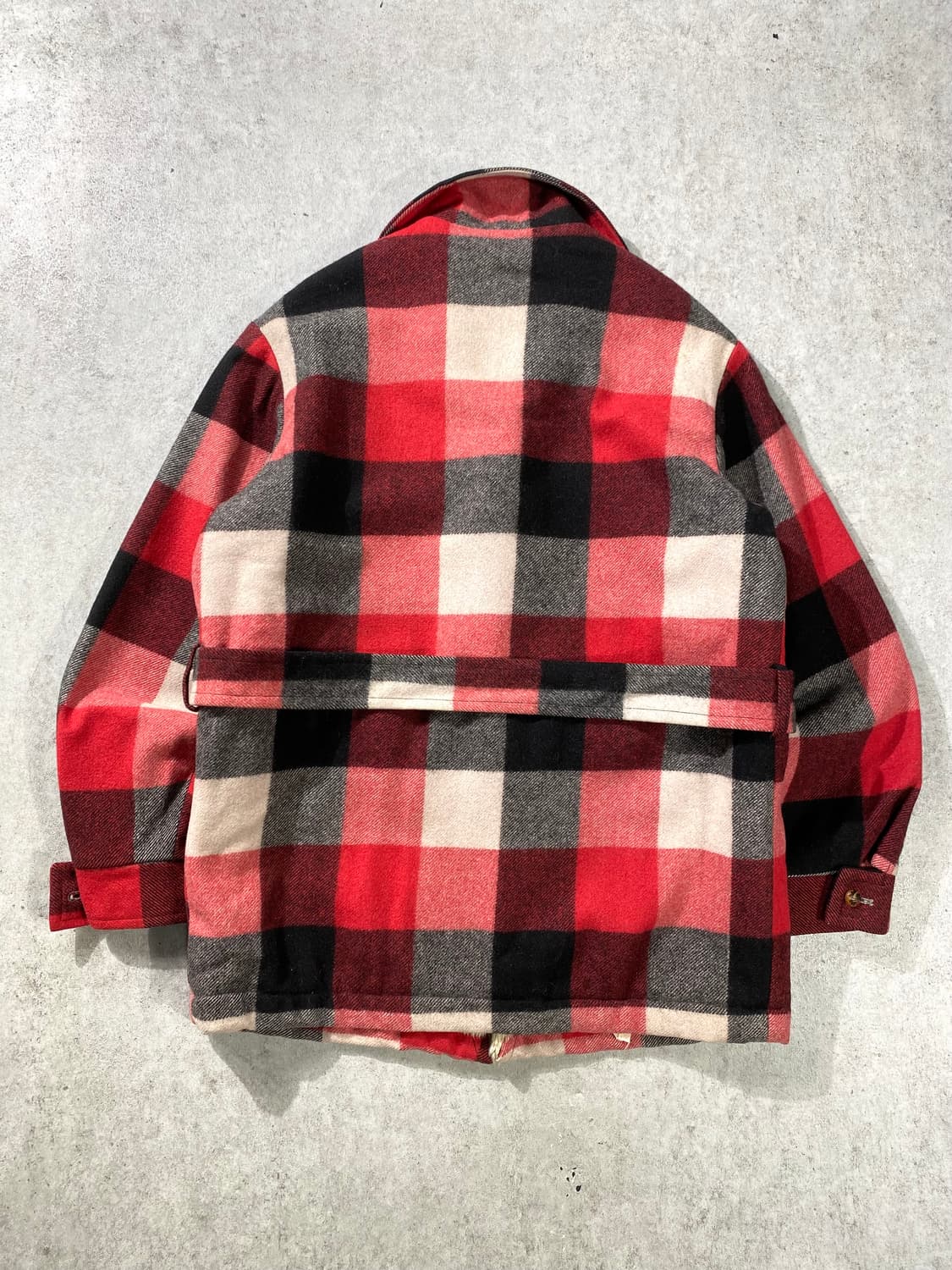 [M] Mcgregor 맥그리거 빈티지 시어링 울 체크 자켓 상품이미지6