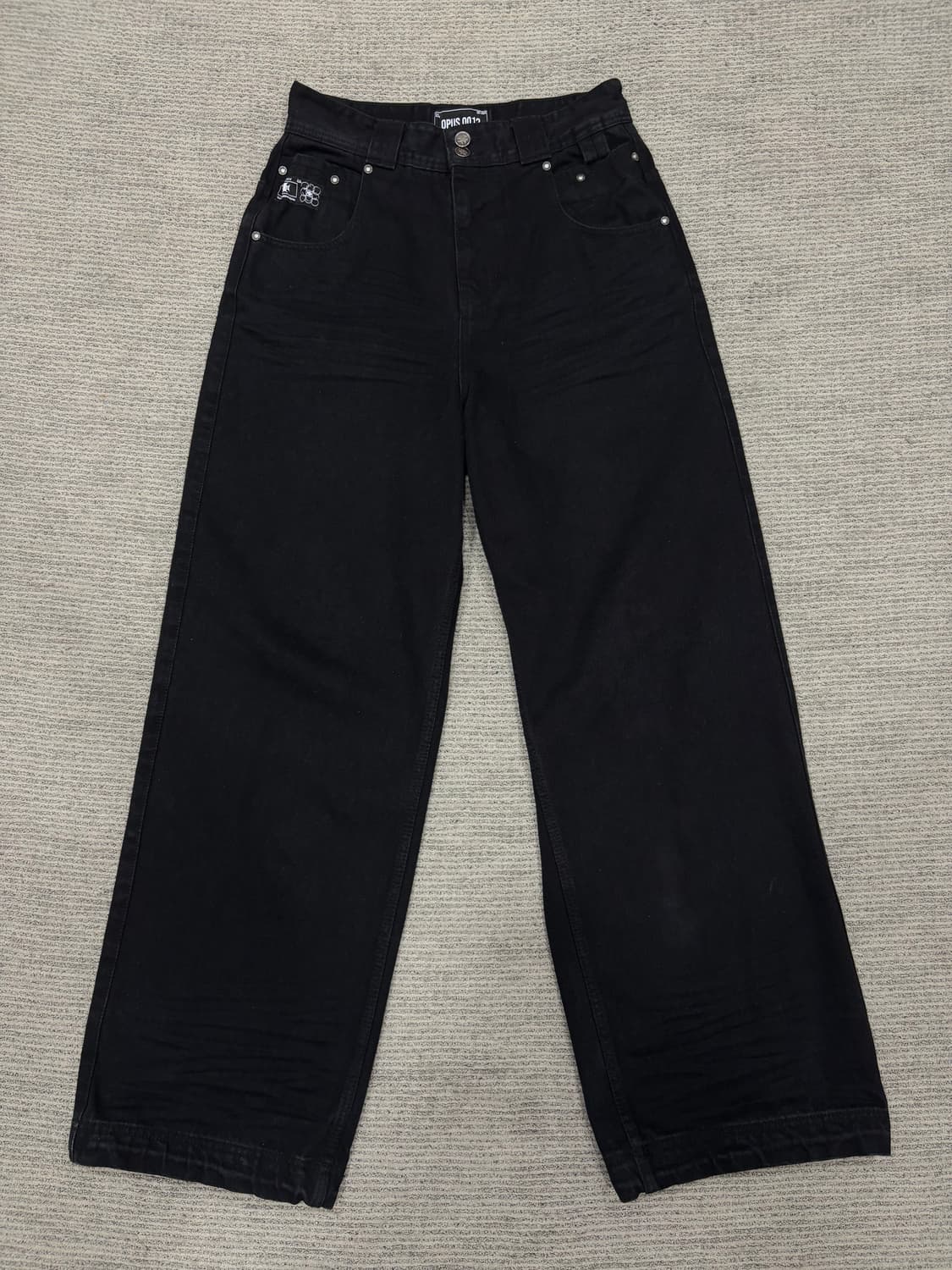 Op. 09 SIG LIQUID DENIM PANTS BLACK s 상품이미지5