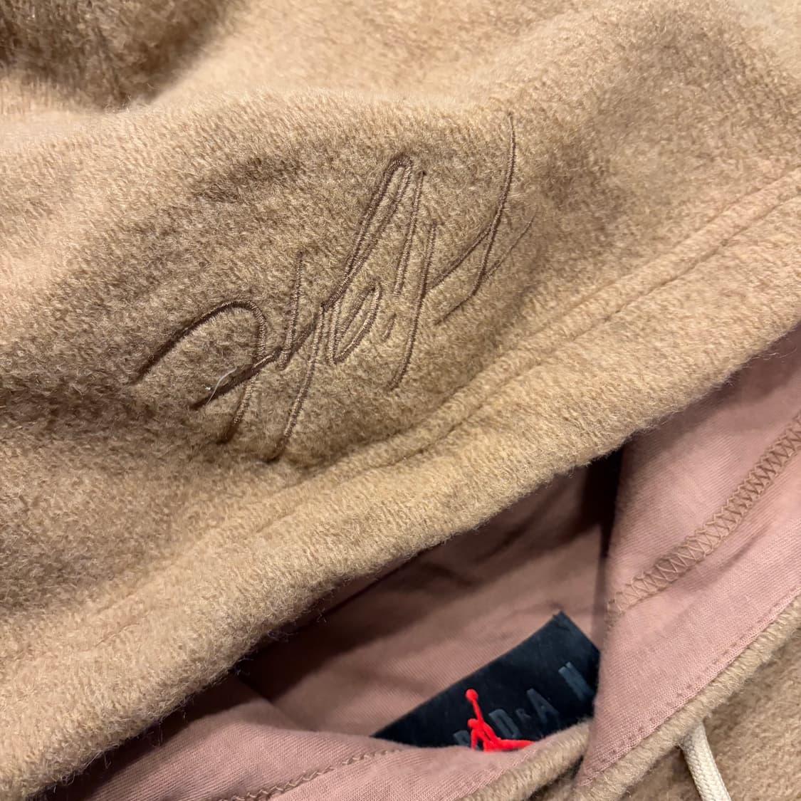 [XL] 조던 마이클 조던 플리스 후드티 브라운 C792 상품이미지4