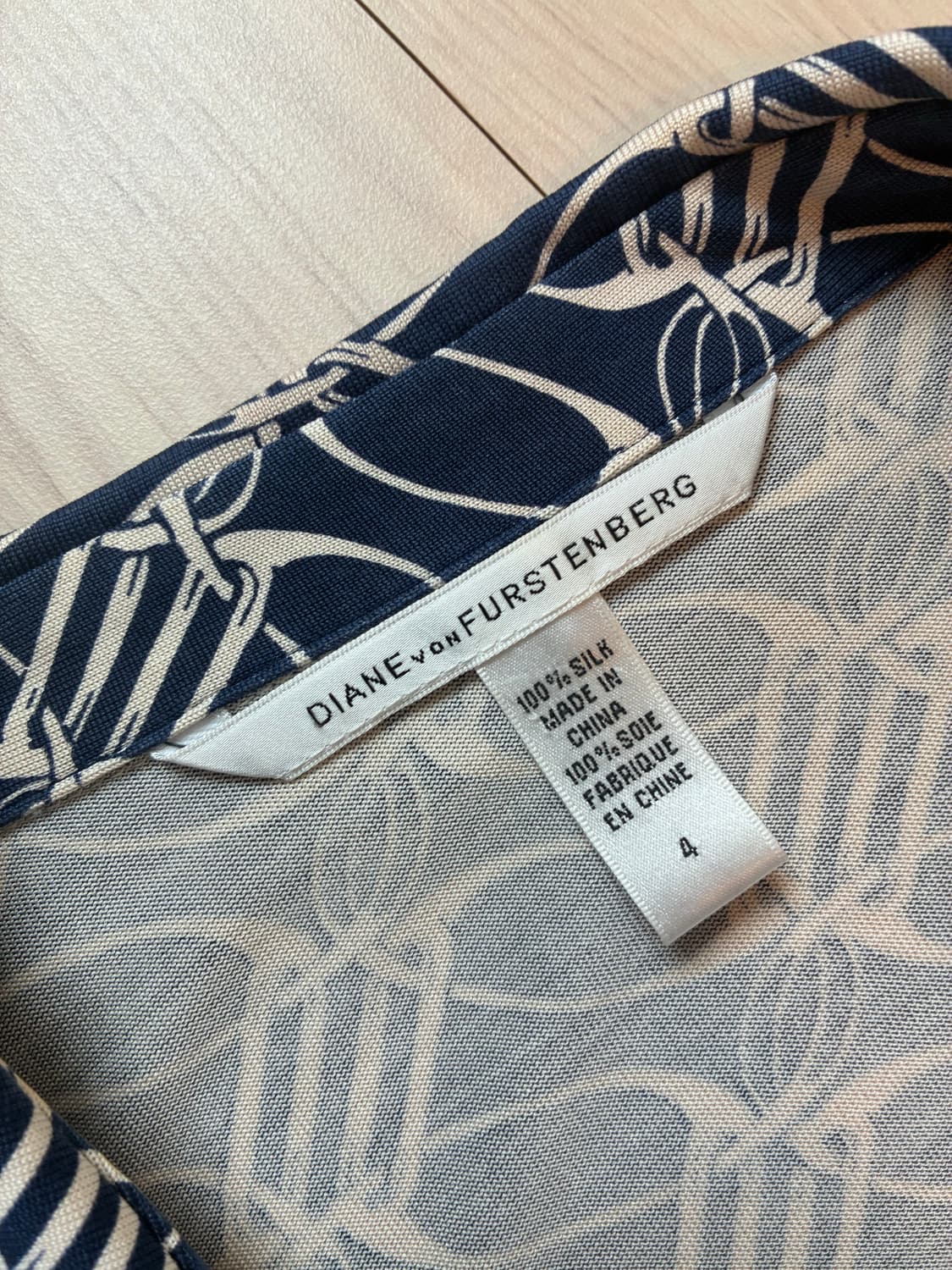 DVF 실크 랩원피스  상품이미지5